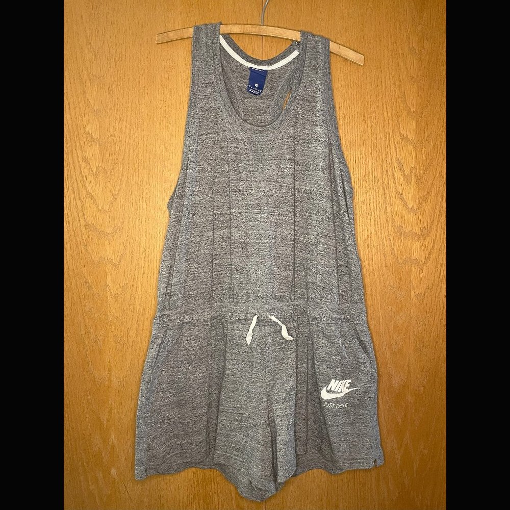 Nike Grey Sleeveless Romper Size XL